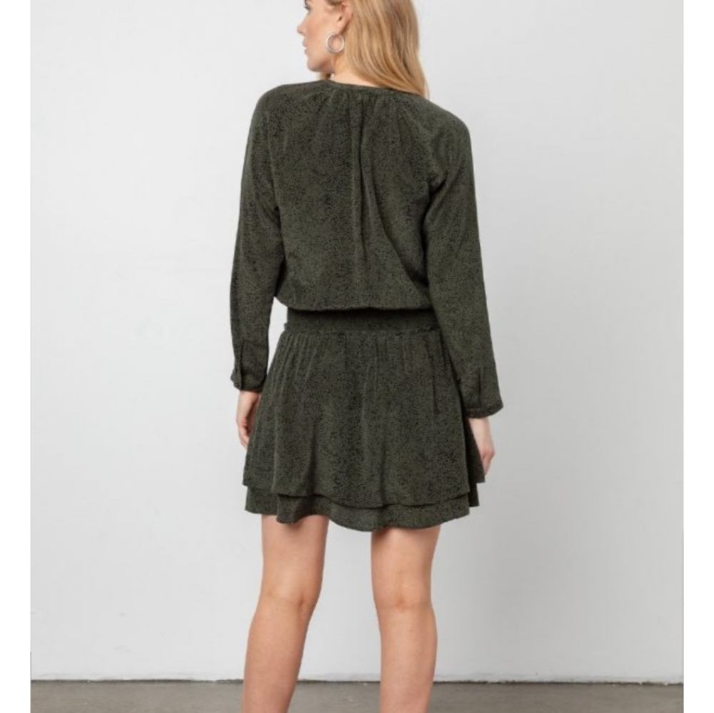 New Rails Jasmine Mini Dress Speckle Drop Smock W… - image 6